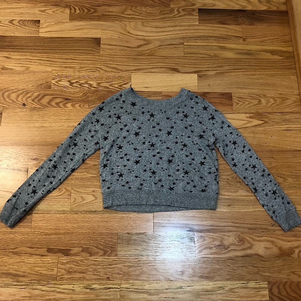 Hollister Grey Star Sweater